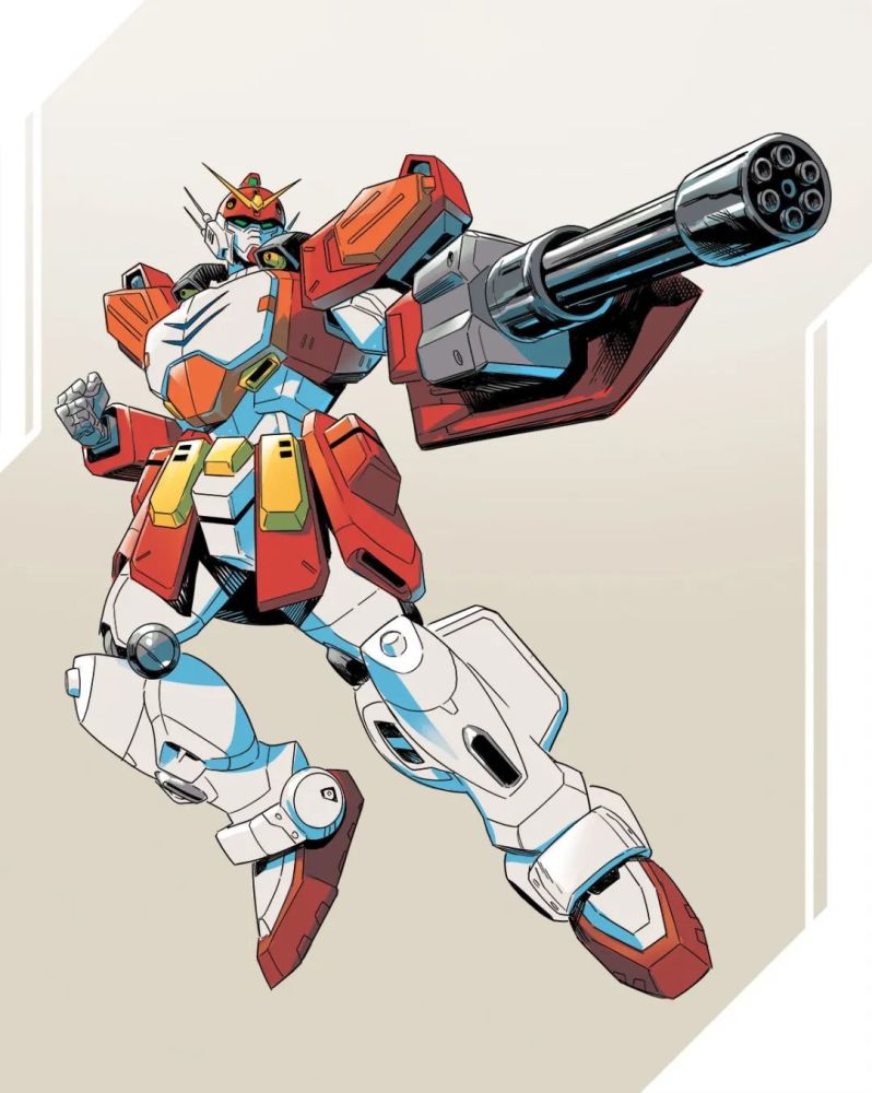 高达插画设计谁还没个机甲梦