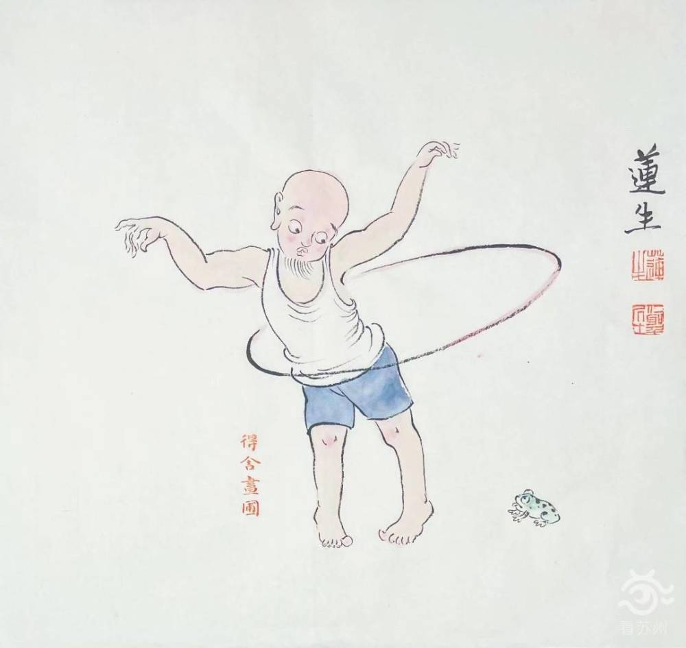 居家8天创作36幅漫画66岁老顽童画家郁生宏漫画苏州抗疫下生活