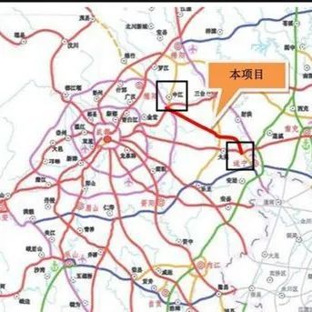预计将在10月开建,天府大道北延线,德阳中江至遂宁高速公路(已经开建