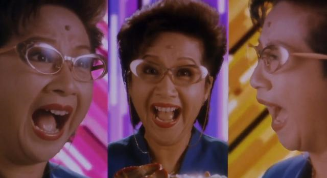 薛家燕重现食神经典画面孙儿惊喜探班半岁大模样太像爸爸