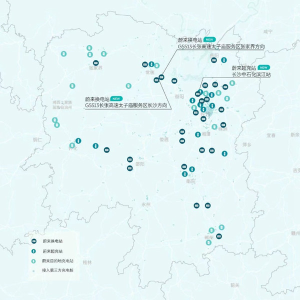 截至2月22日,蔚来在全国布局换电站839座,其中高速公路换电站225座,超