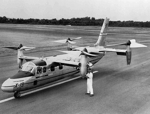 寇蒂斯莱特x19试验性的四旋翼飞机