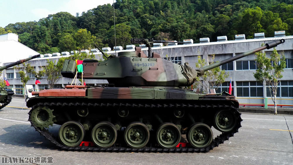 海外谈中国台湾地区m41a3轻型坦克退役斗牛犬64年终下岗
