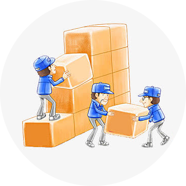 技巧君搬运货物