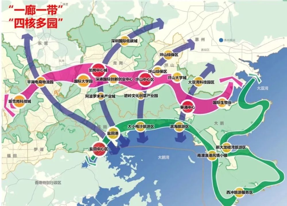 2022深圳市各區規劃圖精簡版