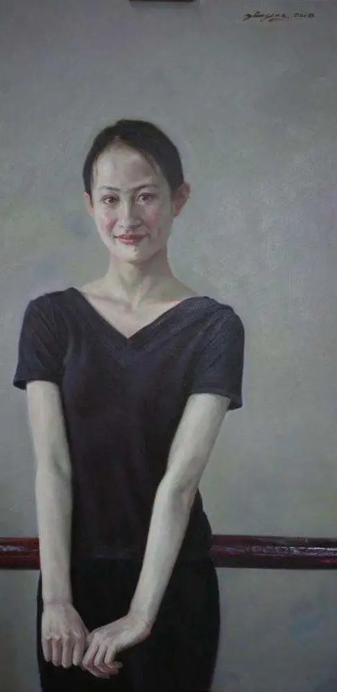 山东师范大学美术学院朱刚教授女性人物油画作品欣赏