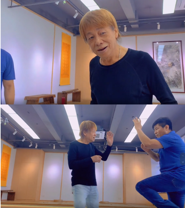 "火云邪神"梁小龙秀功夫!动作灵活不像74岁,快速卧倒拿腿踢人