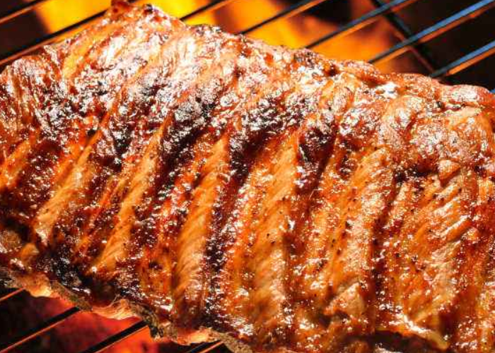 焦香好吃的蒜香柠檬烤肋排居家风味烹饪简单吃一次念念不忘