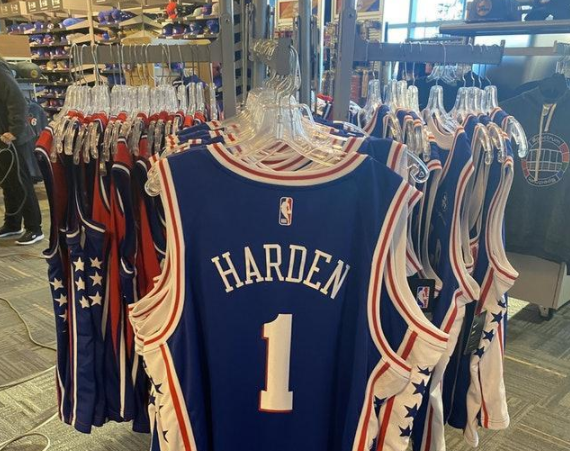 harden jersey sales