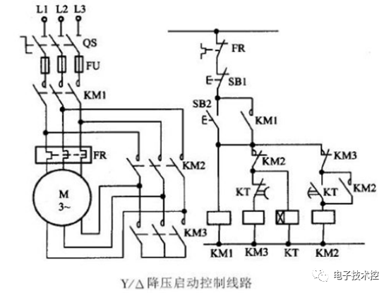 西門子s7200plc編程實例星三角降壓啟動