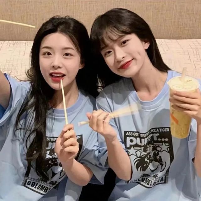 头像闺蜜才是真爱一组超甜的闺蜜头像送给你们愿你们岁岁年年