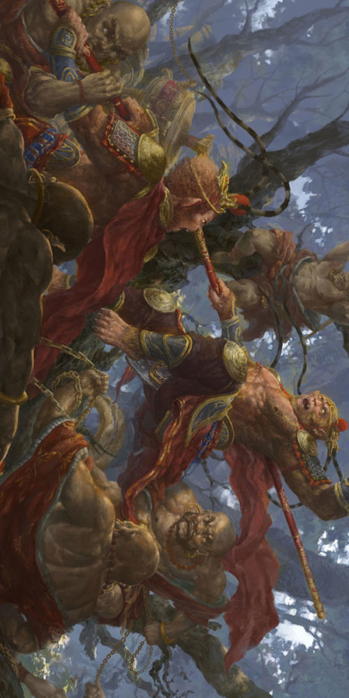 动漫壁纸西游记原著二郎神手机壁纸吾乃二郎显圣真君