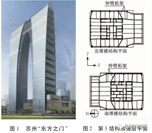 苏州东方之门刚性连体超高层结构设计苏州东方之门刚性连体超高层结构