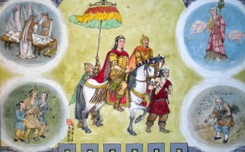 太子日渐成长,阿私陀仙人曾预言,太子若在家则为转轮圣王,若出家修行