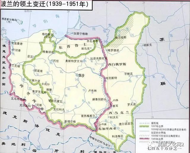 二战后期,苏联红军反攻,占领了波兰全境.