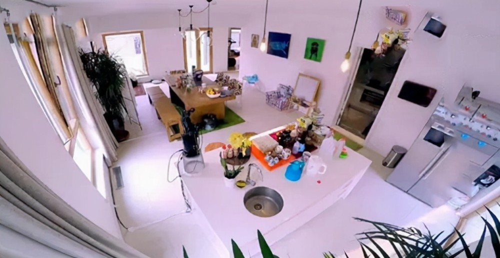 参观刘芸住的豪宅全屋都铺了高级木地板客厅堆满了生活杂物