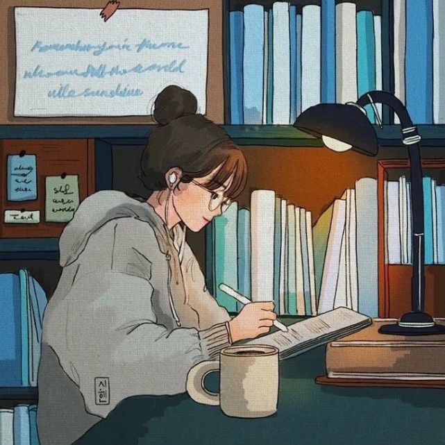 头像丨积极向上的看书学习头像(开学版)