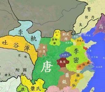 隋末唐初割据图另:突厥人兵临城下时,李渊的"空城计"太过蹊跷.
