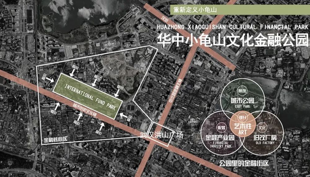 山的回归场地的新生华中小龟山金融文化公园metrostudio迈丘设计