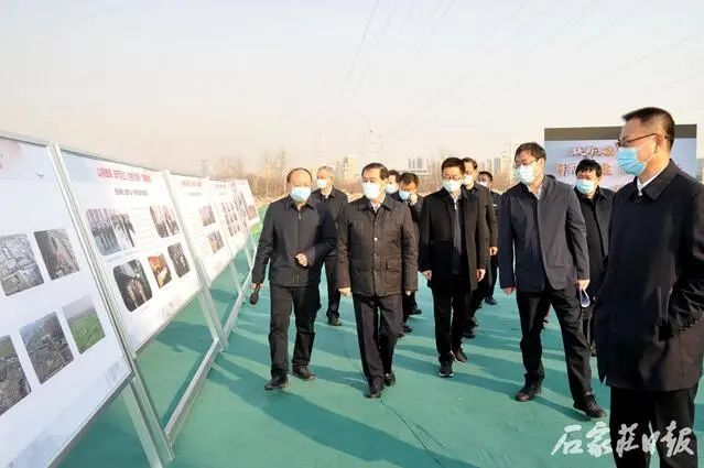 张超超带领石家庄市四大班子领导观摩重点区域拆违工作