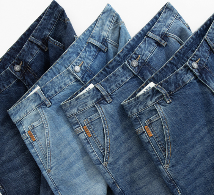 选用优质新疆棉 弹性纤维,比普通牛仔裤更舒适,更耐磨.