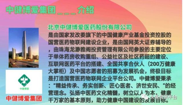 中健博愛醫藥股份有限公司是由國網英大證券輔導的,由珠海龍瀞雅閣