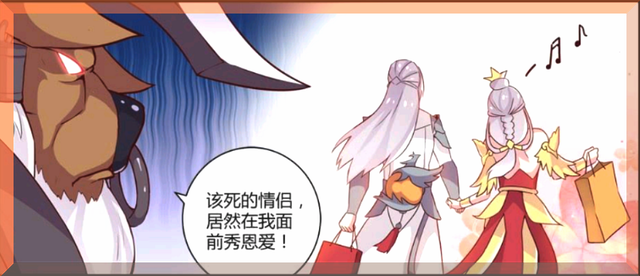 王者荣耀漫画牛魔嫉妒情侣李白不心疼王昭君跑去和妲己私会