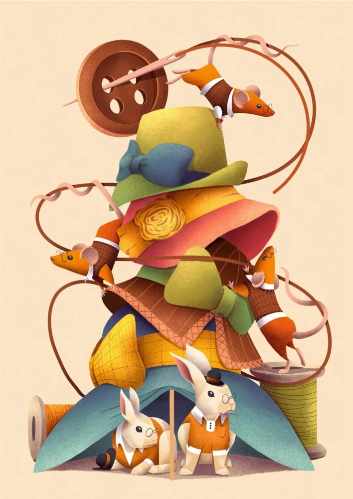 巴西插画师luizalaffitte视觉诗歌般的画面2