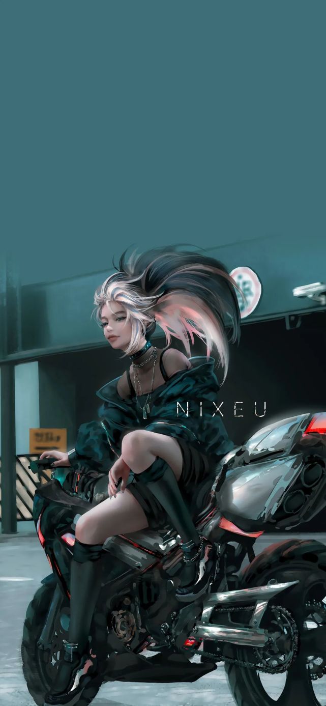 壁纸丨nixeu美女插画壁纸
