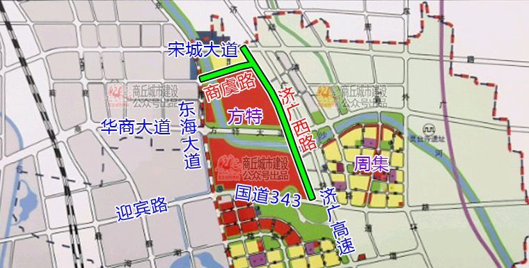 重磅商丘方特周邊道路開始設計招標了