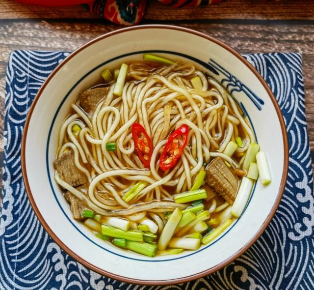 牛肉汤土豆粉微辣咸鲜清爽不油腻