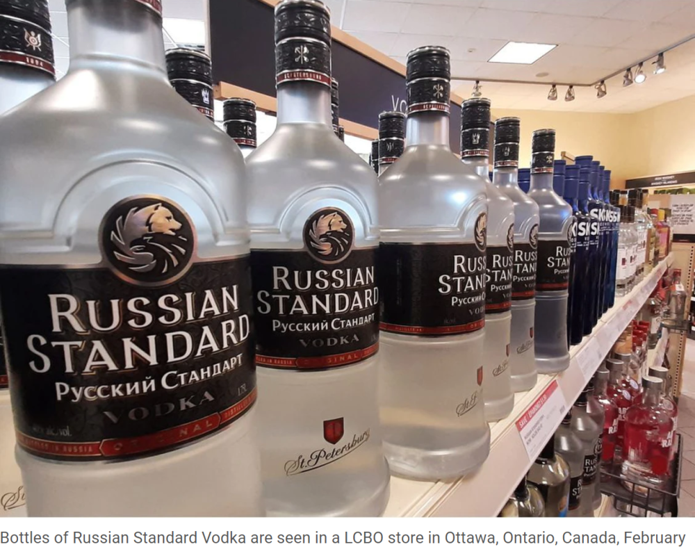 伏特加不卖了！为声援乌克兰，加拿大多省下架俄罗斯酒水英语中方位词前介词的用法