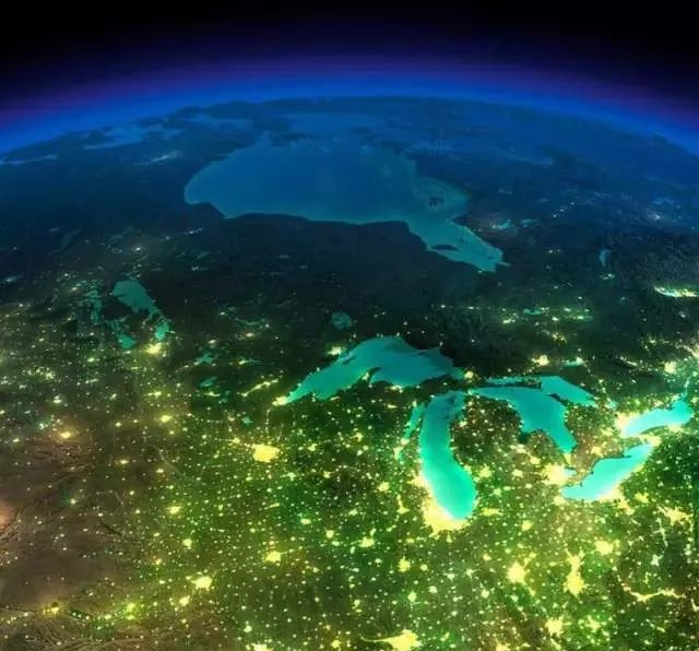 nasa航拍璀璨夜景,颜值爆表的地球君简直美哭了