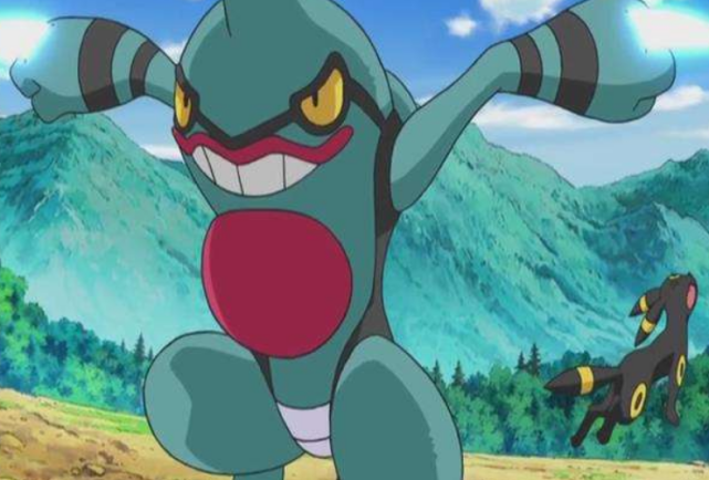 宝可梦毒骷蛙的特性恰到好处只是种族值身板太过一般