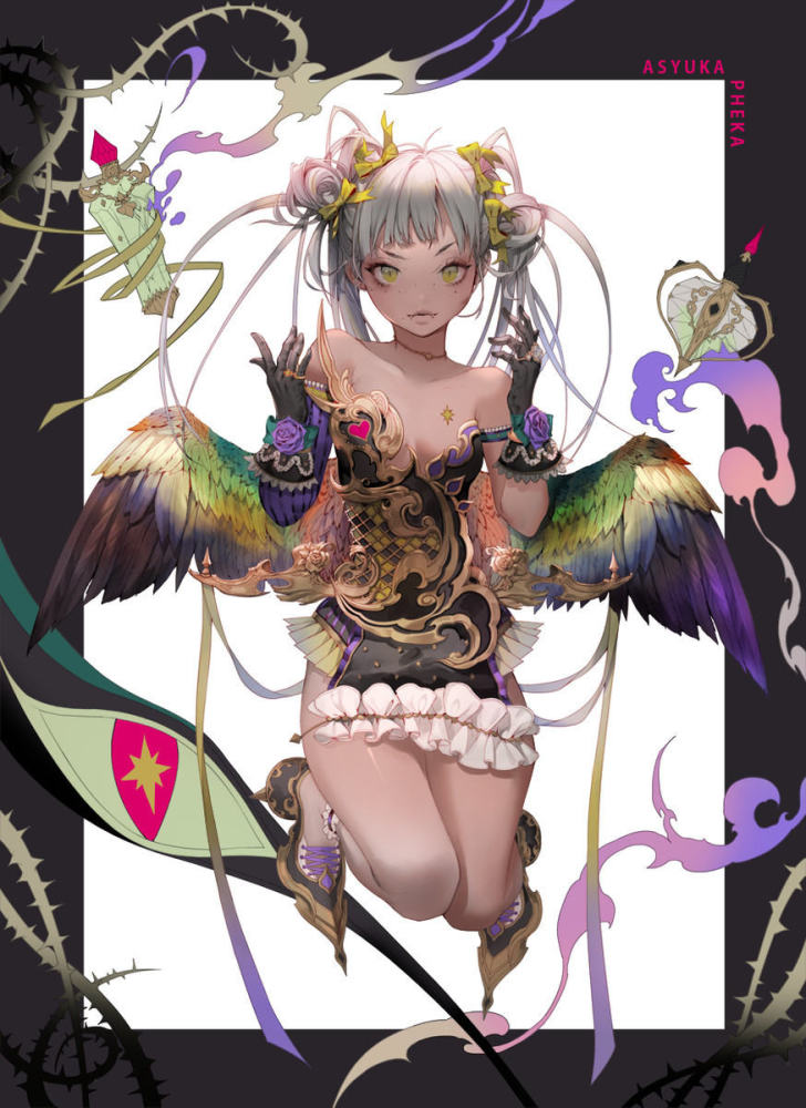 色彩细节超精致韩国画师peka作品欣赏