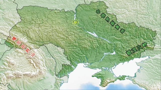 乌克兰东部地形图片