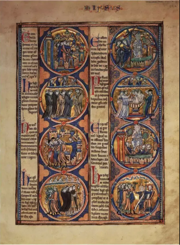 生动奇特的哥特式抄本绘画