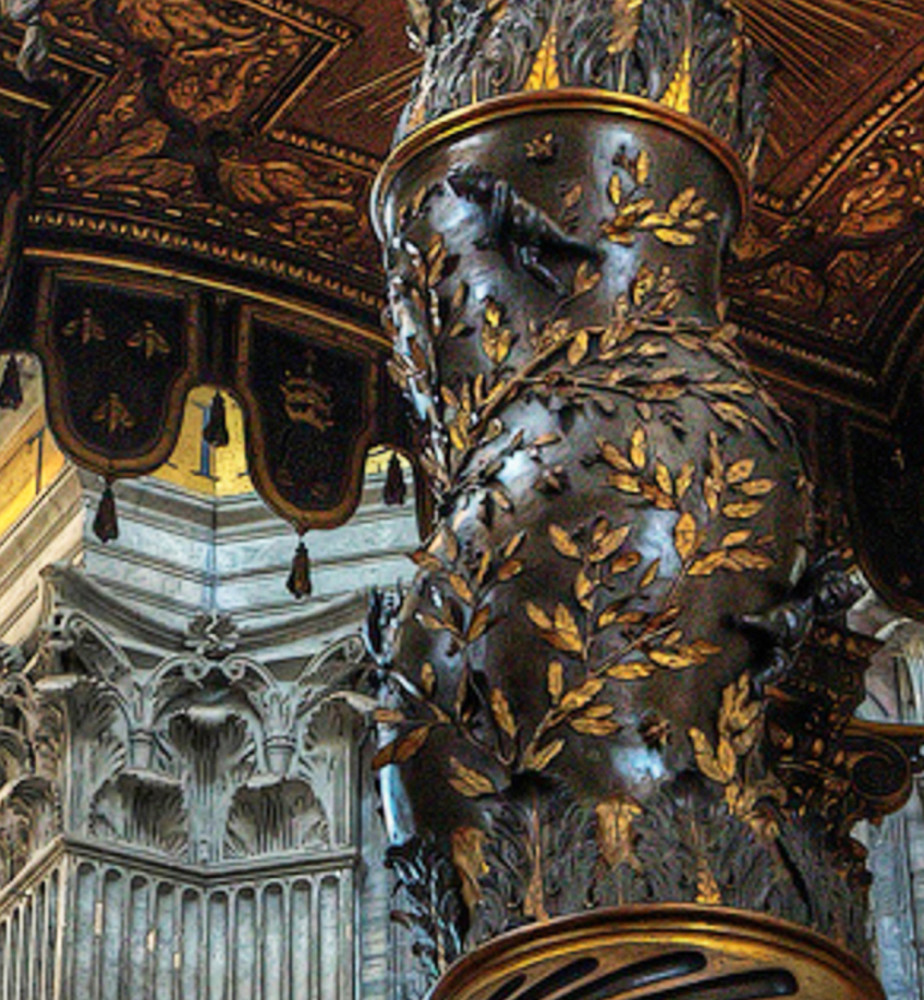 雕刻与建筑结合的典范之作——贝尼尼《圣彼得教堂青铜华盖》