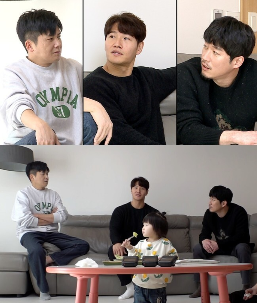 预告中,金钟国去往有着20多年交情的张赫和洪京民家,看着好友和睦幸福