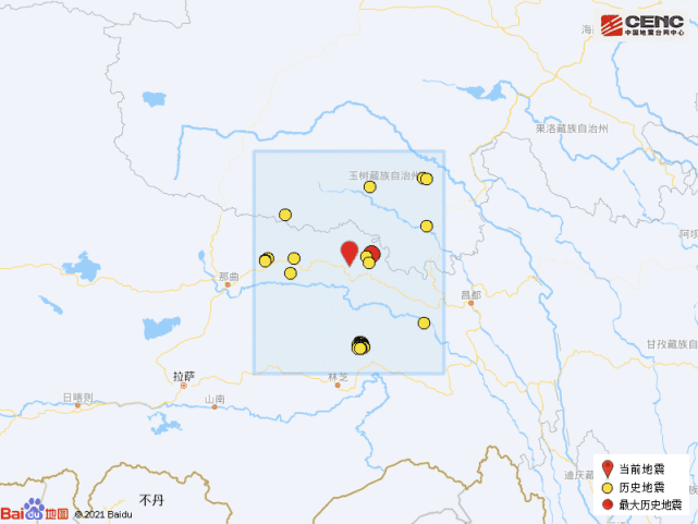 西藏那曲市巴青县发生30级地震