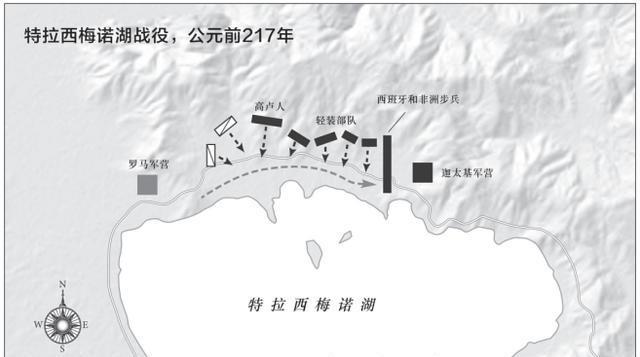 特拉西梅诺胡战役示意图输了特雷比亚河战役后,罗马卷土重来,组建了