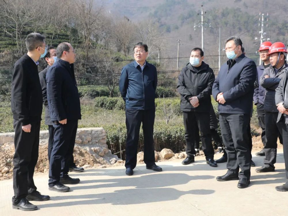 于海忠调研督导浉河区重点项目建设情况