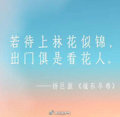 24句诗词道尽春色 天天看点