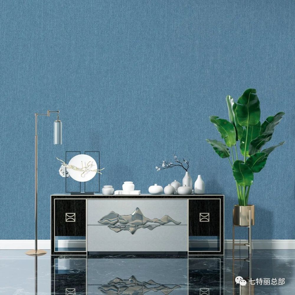 七特丽墙布春季新品a34现代素色最爱那云淡风轻的温柔