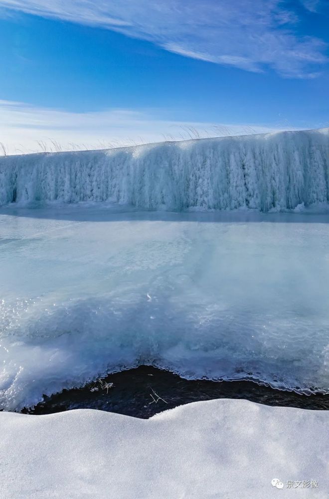赏冰景-除了达赉湖还可以来这里看冰瀑_腾讯新闻