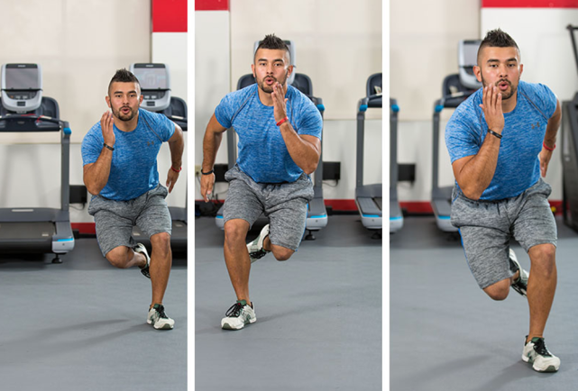 侧向跳级别一以下练习是为水平较高的客户准备的.