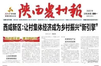 西咸新区让村集体经济成为乡村振兴新引擎