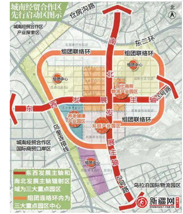 2022沙北新区规划图图片