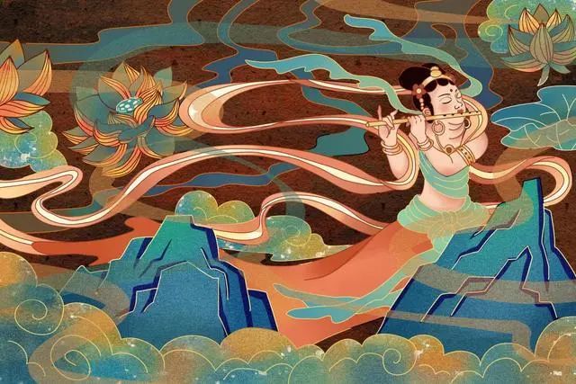 秘境敦煌敦煌文化之飞天仙女