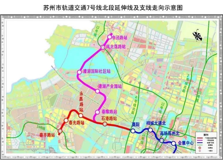 黄埭7号延伸线规划图图片